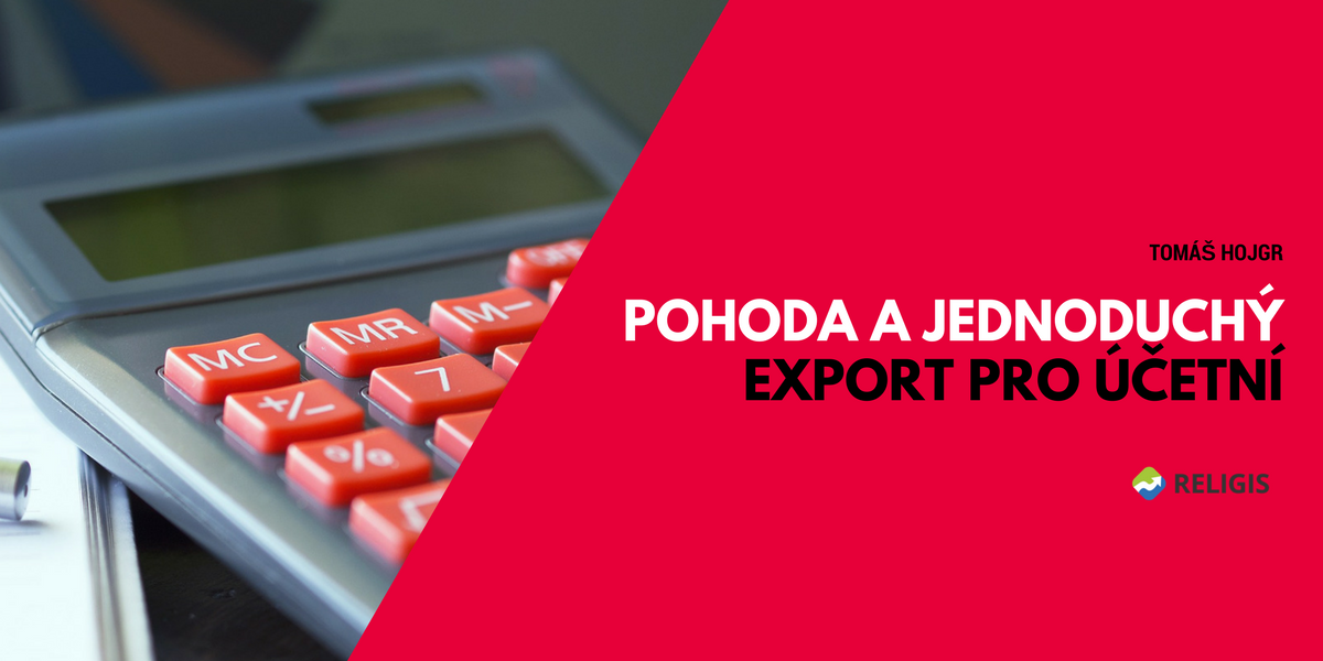 Pohoda a jednoduchý export pro účetní